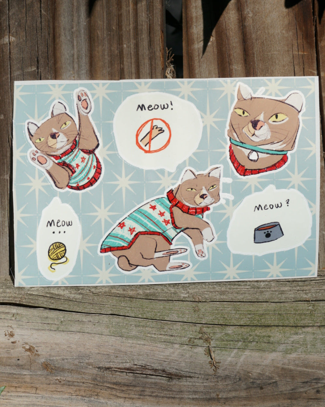 Cat Sticker Sheet