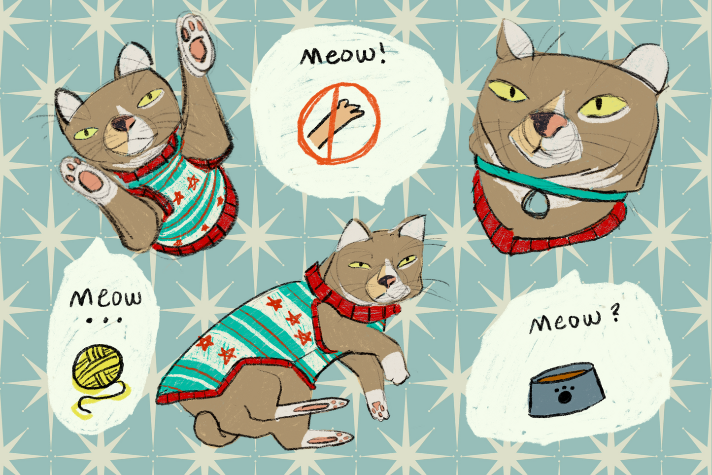 Cat Sticker Sheet